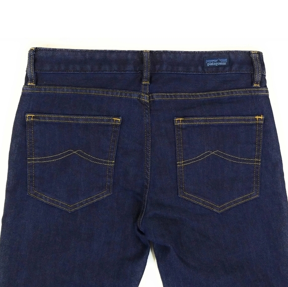 PATAGONIA Dark Wash Straight Leg Jeans Size 25 - Picture 5 of 5